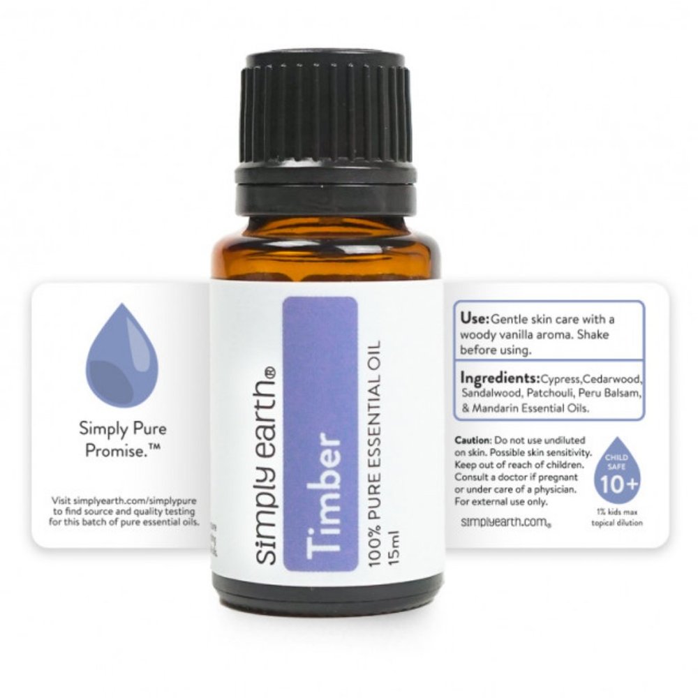 Simply Earth Essential Oil Blend Timber